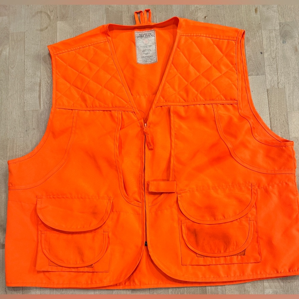 Master Sportsman Orange Quilted Vest